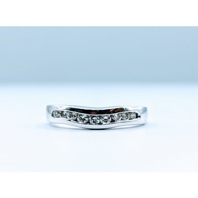 Ring .25ctw Diamond Channel 14kw Sz5 119100158 Ring .25ctw Diamond Channel 14kw Sz5 119100158