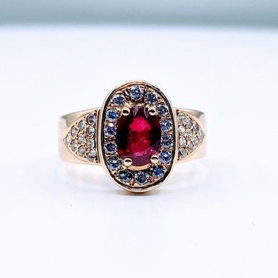 Ring Ruby & Diamond .50ctw 18ky Sz7 219110020 Ring Ruby & Diamond .50ctw 18ky Sz7 219110020