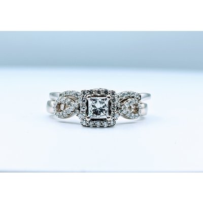 Ring 5/8ctw Diamond Wedding Set 10kw Sz6 119110018 Ring 5/8ctw Diamond Wedding Set 10kw Sz6 119110018