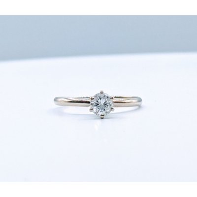 Ring .50Ct Diamond Solitaire 14ky Sz7 419110699 Ring .50Ct Diamond Solitaire 14ky Sz7 419110699