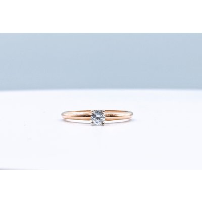 Ring Solitaire .17 Ct 14ky Sz6 419110683 Ring Solitaire .17 Ct 14ky Sz6 419110683
