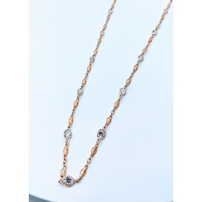 Necklace 3.16ctw Diamond By The Yard 14ky 26" 219120093 Necklace 3.16ctw Diamond By The Yard 14ky 26" 219120093
