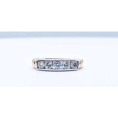 Ring .55CTW Diamonds Channel Set 14ktt Sz7 419110698 Ring .55CTW Diamonds Channel Set 14ktt Sz7 419110698