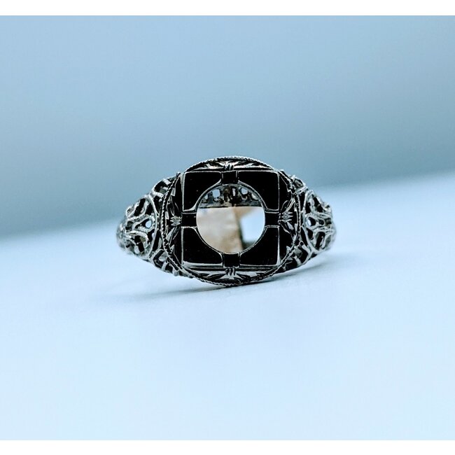 Ring Antique Semi 18kw Sz6 119120003