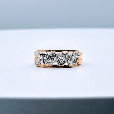Ring Vintage Diamond .05ctw 14ktt Sz6 Ring Vintage Diamond .05ctw 14ktt Sz6