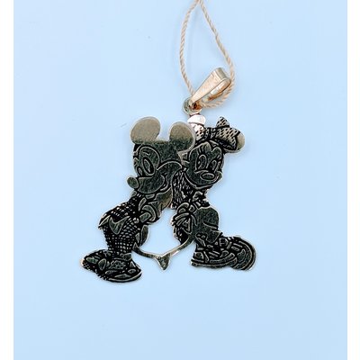Pendant Mickey and Minnie Mouse 14ky 120010011 Pendant Mickey and Minnie Mouse 14ky 120010011