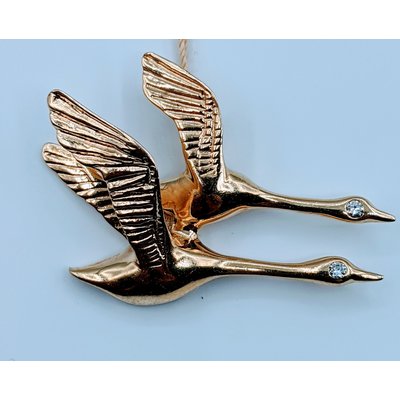 Pendant .014ctw Diamond Geese 14ky 120010031 Pendant .014ctw Diamond Geese 14ky 120010031