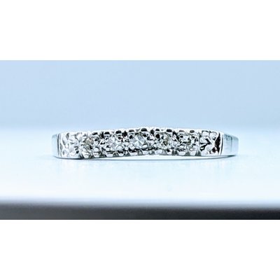 Ring .06ctw Diamonds Platinum Sz6 419110837 Ring .06ctw Diamonds Platinum Sz6 419110837