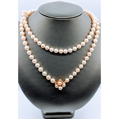 Necklace Akoya Pearl Strand 7.5mm 14ky 34" 220010065 Necklace Akoya Pearl Strand 7.5mm 14ky 34" 220010065