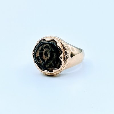 Ring Ancient Coin 14ky/Bronze Sz7 220020058 Ring Ancient Coin 14ky/Bronze Sz7 220020058