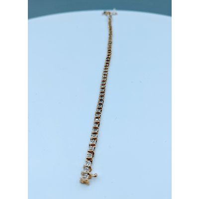 Bracelet .054ctw I I2 Diamond 7" 10ky 220020100 Bracelet .054ctw I I2 Diamond 7" 10ky 220020100