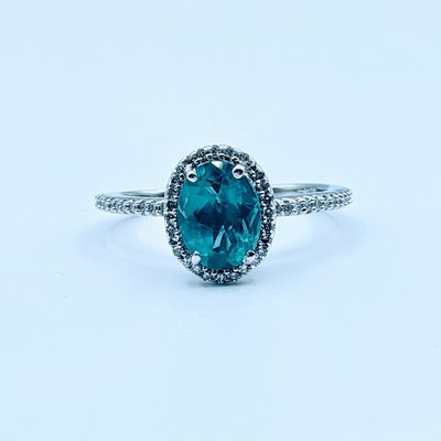 Ring 1.73ct Blue Apatite .12ctw 14kw Sz8.5 119100086 Ring 1.73ct Blue Apatite .12ctw 14kw Sz8.5 119100086