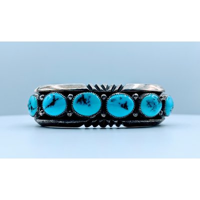 Bracelet 30ctw Turquoise Cuff "WB" 6.5" 220020110 Bracelet 30ctw Turquoise Cuff "WB" 6.5" 220020110