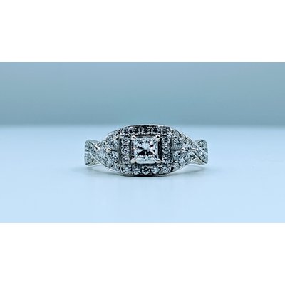 Ring 1.00ctw Diamond Twist 14kw Sz6 120030079 Ring 1.00ctw Diamond Twist 14kw Sz6 120030079
