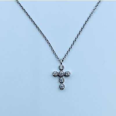 Pendant .07ctw Diamond 18kw 18" 120030080 Pendant .07ctw Diamond 18kw 18" 120030080