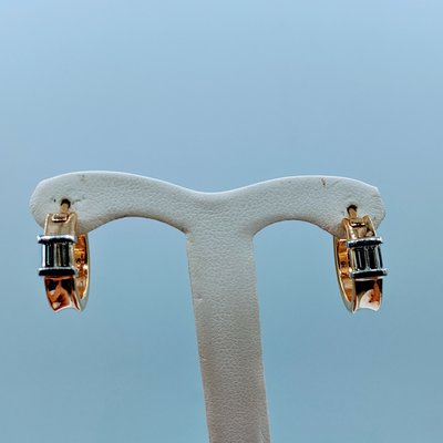 Earrings Tiffany .20ctw Diamond Huggies 18ky 220030003 Earrings Tiffany .20ctw Diamond Huggies 18ky 220030003