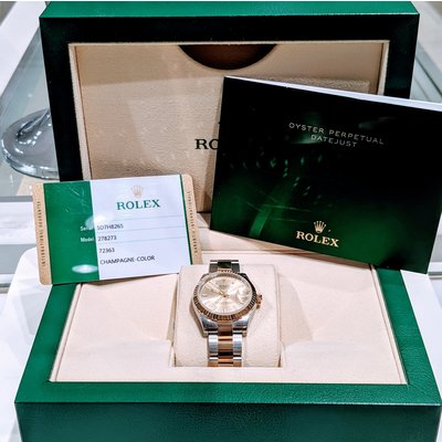 Watch Rolex 278273 Yr. 2020 Champagne Dial Two-Tone 31mm 32003002 Watch Rolex 278273 Yr. 2020 Champagne Dial Two-Tone 31mm 32003002