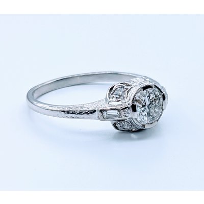 Ring .75ct Center .87ctw Diamond Platinum Sz9.5 119120010 Ring .75ct Center .87ctw Diamond Platinum Sz9.5 119120010