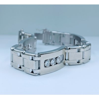 Bracelet .90ctw Round 14kw 7.5" 220060009 Bracelet .90ctw Round 14kw 7.5" 220060009