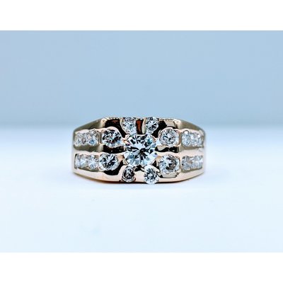 Ring 2.00ctw Diamond Starburst 14ky Sz9 420030846 Ring 2.00ctw Diamond Starburst 14ky Sz9 420030846