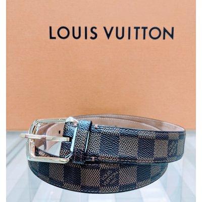 Louis Vuitton Damier Ellipse Belt Size 90 LV 120060019 Louis Vuitton Damier Ellipse Belt Size 90 LV 120060019