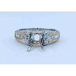 Ring .80ctw Round Diamond 18tt 620070028