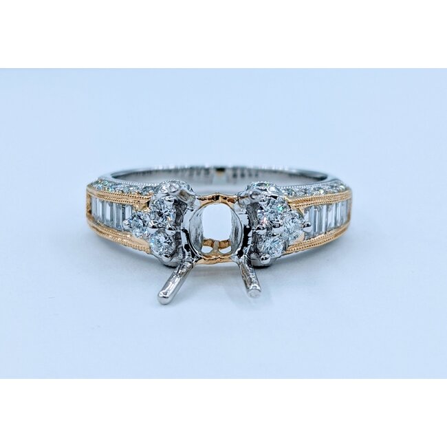 Ring .80ctw Round Diamond 18tt 620070028