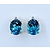 Earrings 04. DI Diamonds 6.82. C BLUE TOPAZ 14K 120080010