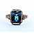 Ring 10x8mm Synthetic Blue Spinel 10ky Sz7 220080048