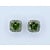Earrings .18 DI Diamonds 1.95 CT PERIDOT 14KW 120080005