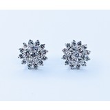  Earrings .50ctw Diamond 14kw 10.5x10.5mm 120090095