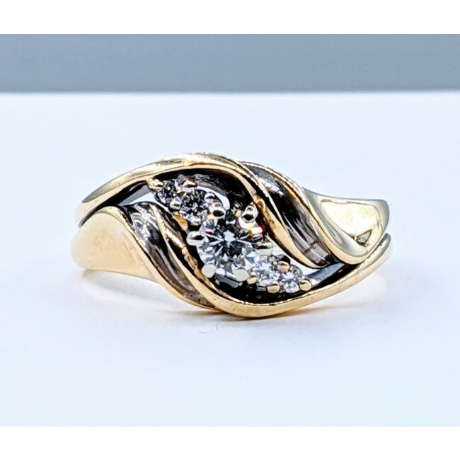 Ring .20ct Round Diamond .08ctw Diamonds 14ky Sz5 221010094