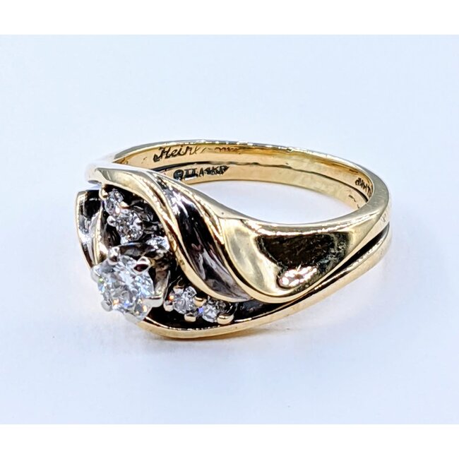 Ring .20ct Round Diamond .08ctw Diamonds 14ky Sz5 221010094