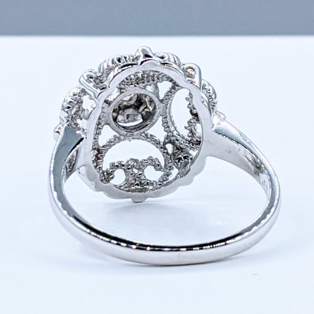 Ring .03ct Round Diamond 14kw Sz6 221010097