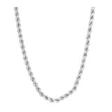  Necklace Rope 3.5mm Silver 24" 121060225