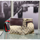  Handbag Gucci Waist Pouch Bag GG Waist Bag Brown Canvas 121070067