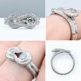  Ring Knot .75ctw Diamonds 14kw Sz7 121070198