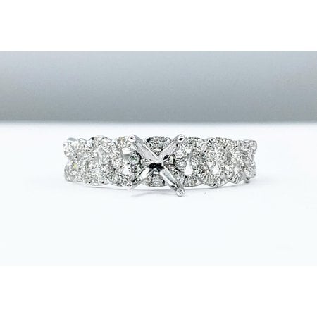 Ring Link  .44ctw Diamonds .60ct Emerald 14kw Sz7 121090043