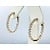 Earrings Inside/Outside 2.00ctw Diamonds 14ky 1X.8" 121090001