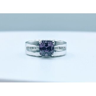 Ring .20ctw Diamond  1.64 Spinel 14kw Sz6 121040099