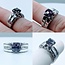 Ring .20ctw Diamond  1.64 Spinel 14kw Sz6 121040099