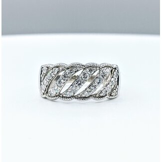 Ring .50ctw Round Diamonds 14kw Sz6.75 221110037