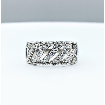 Ring .50ctw Round Diamonds 14kw Sz6.75 221110037