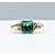 Ring .06ctw Round Diamonds .80ct Emerald 18ky Sz6 221110091
