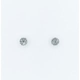 Earrings .24ctw Diamonds 14kw 4.6mm 121100181