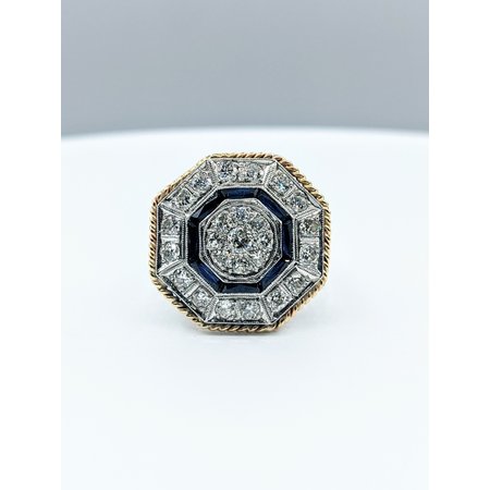 Ring .75ctw Round Diamonds 14ktt Sz5 221120092