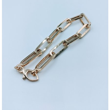 Bracelet 7.5" Paperclip Link 14ky 121100241