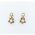 Earrings 3.5mm Pearls 14ky 17x10mm 222030008
