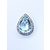 Pendant 1.08ctw Round Diamonds 11.91ct Aquamarine 18kw 12020032a