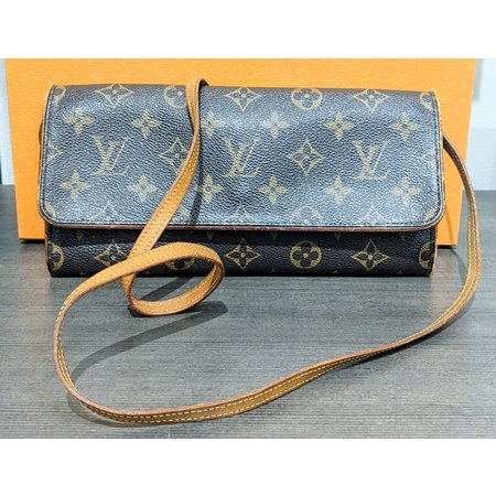 Handbag Louis Vuitton Pouchette Twin GM Monogram 122040130